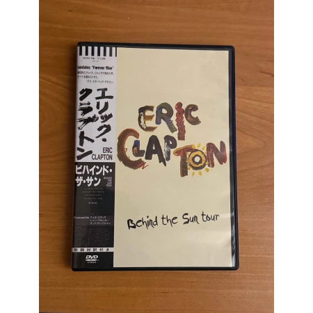 ERIC CLAPTON – BEHIND THE SUN TOUR JAPAN DVD OBI IMPORT